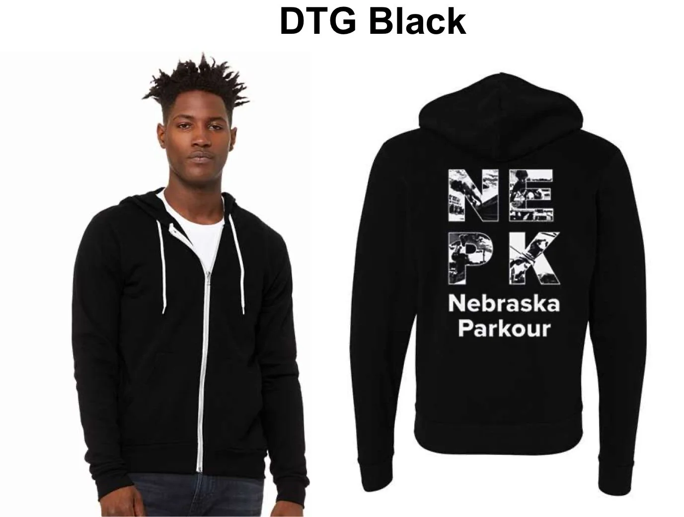 NEPK Hoodie Zipup - Adult — Professionally Taught Parkour